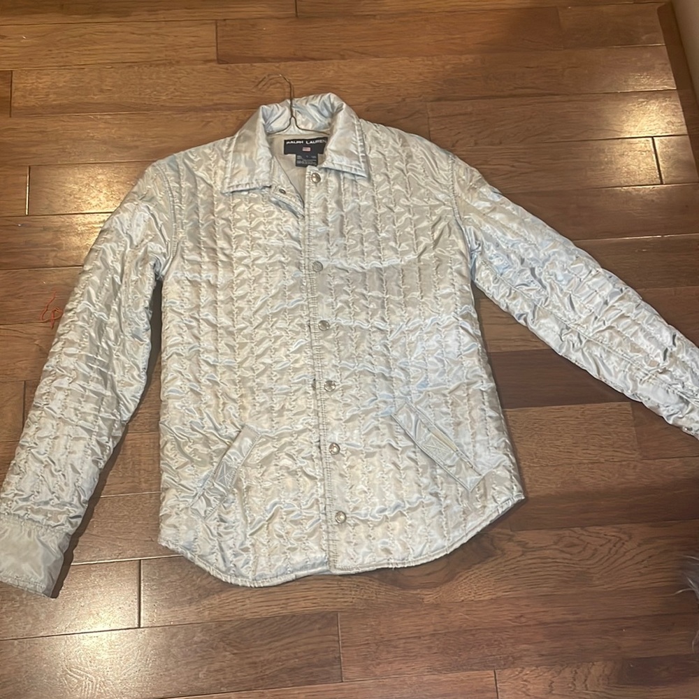 🌞Adorable vintage silver Ralph Lauren jacket. ☑️
